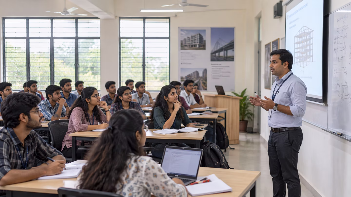 Concrete technology and structural testing laboratory at MIET