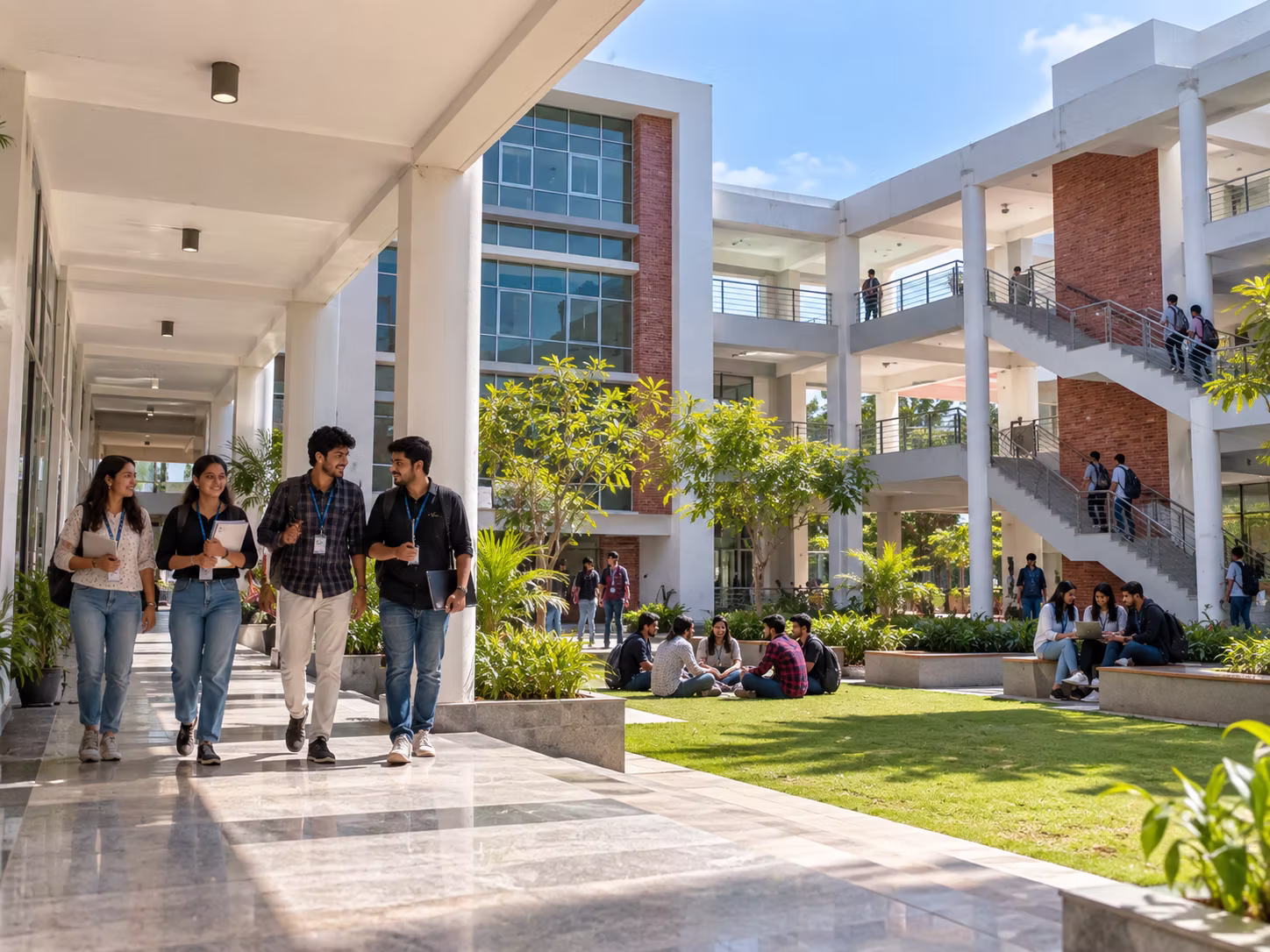 Modern Academic & Administrative Blocks - MIET College