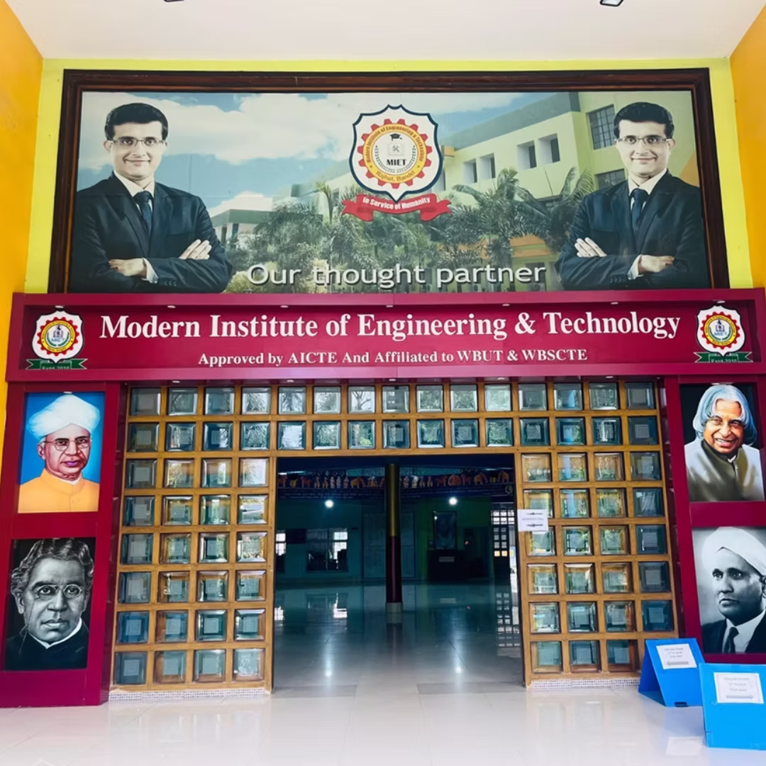 MIET College Main Entrance Lobby, Administrative and Academic Wing